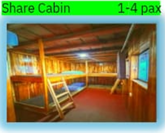 Sahre Cabin for 4 people kaisar cruises