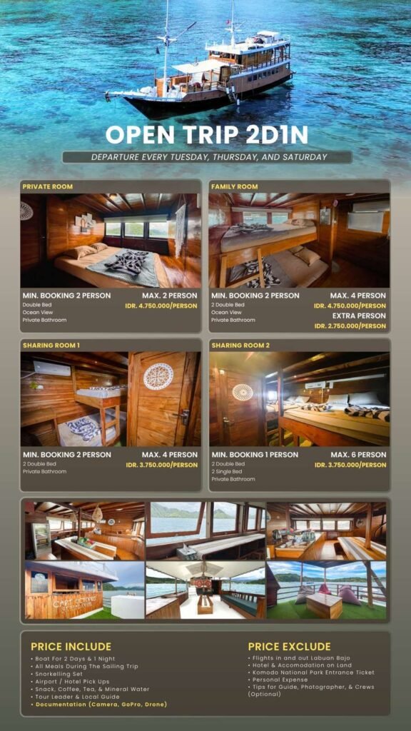 2D/1N tour Komodo Island Octopus
