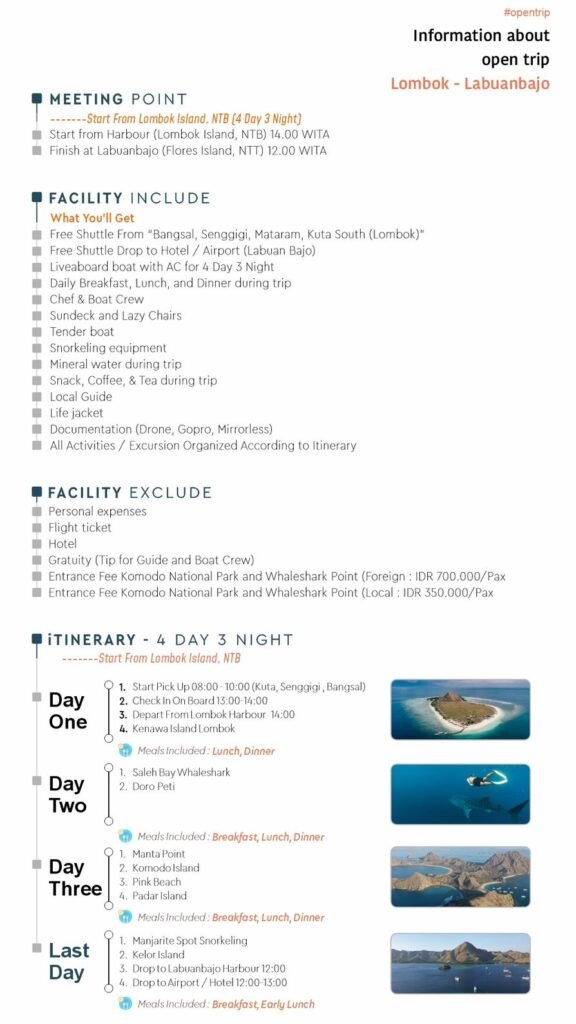 Lombok to Labuan Bajo