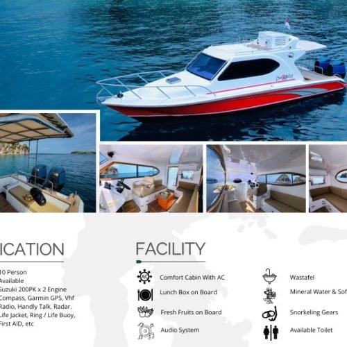 Speed boat charter komodo your